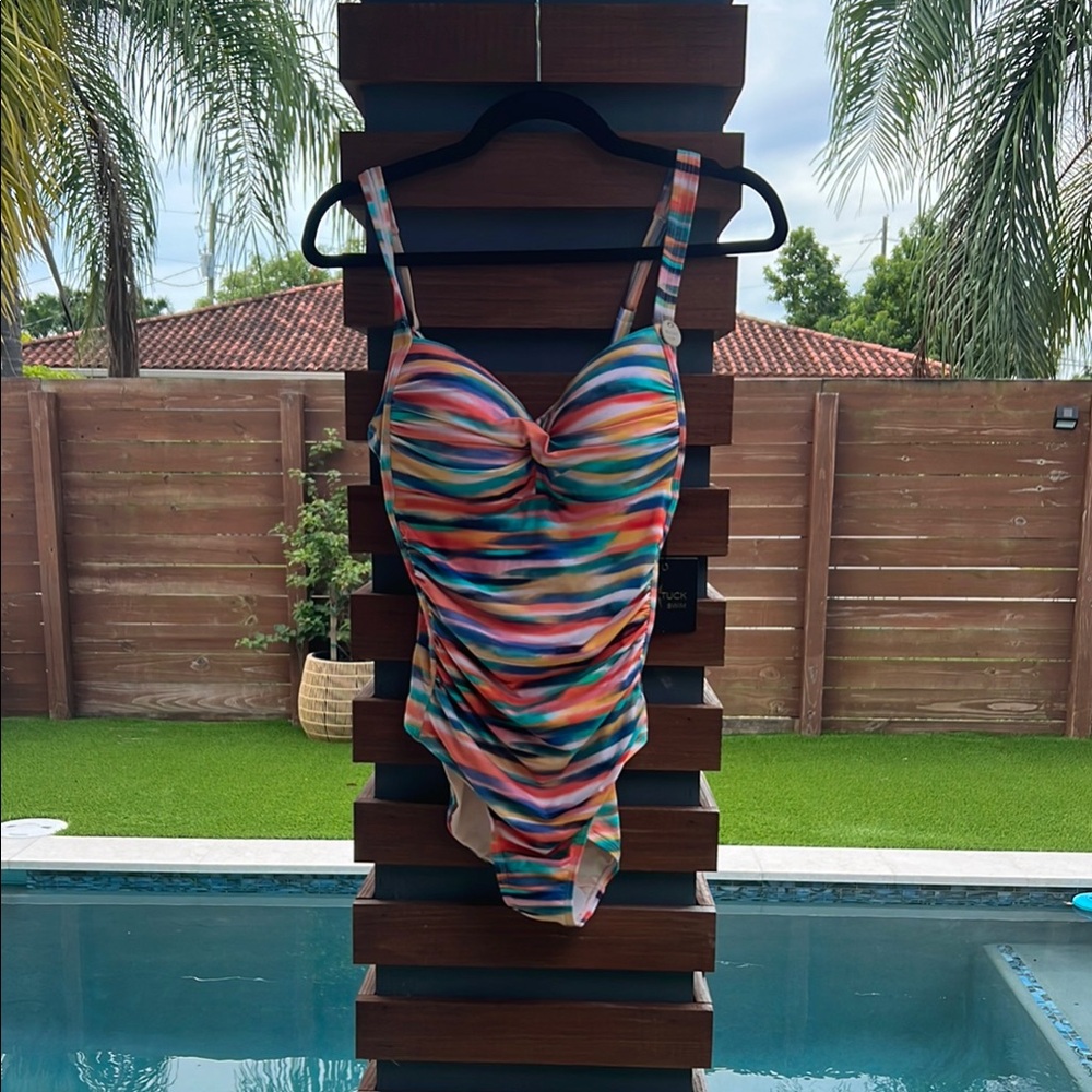Vibrant Multicolor One-Piece Swimsuit